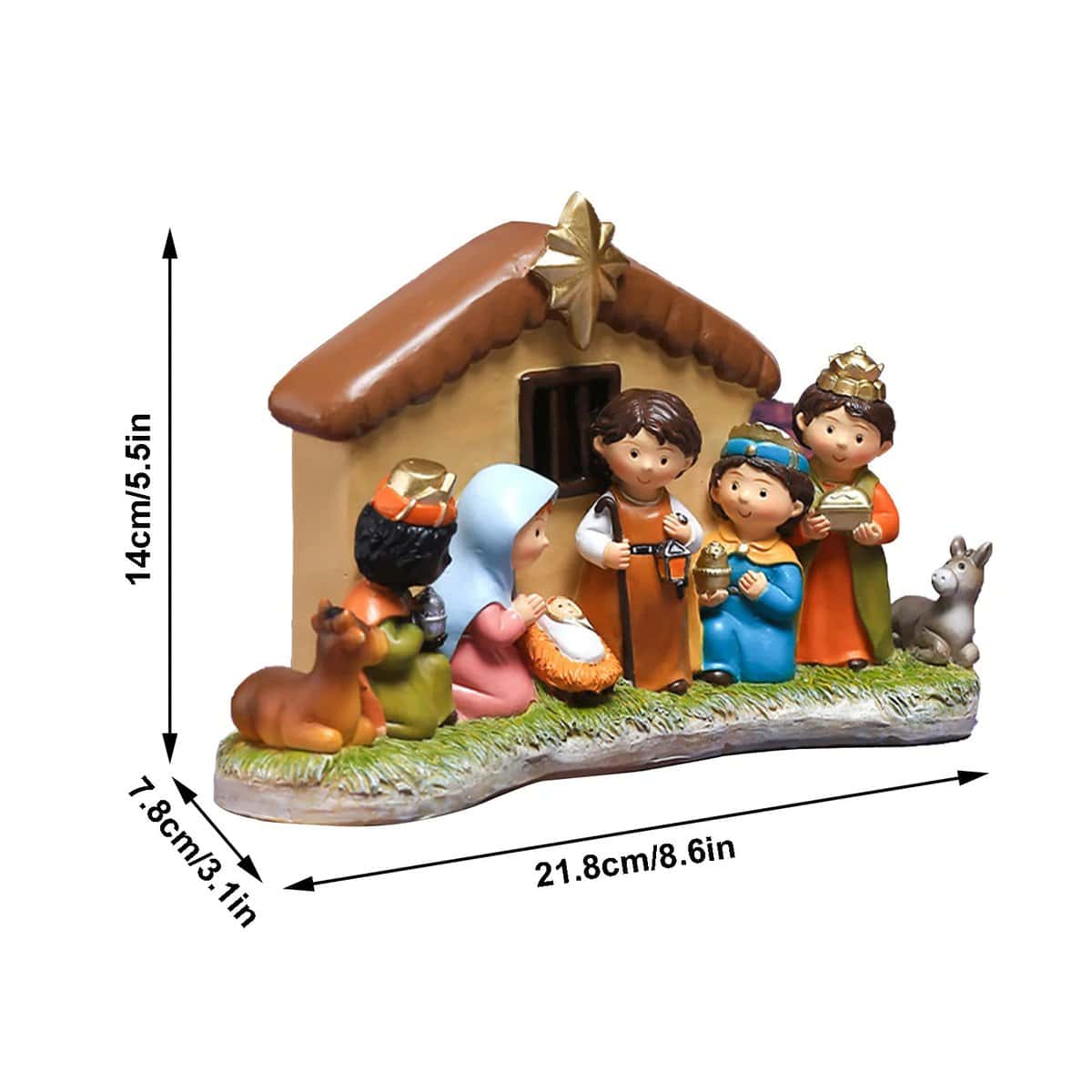 Crèche de Noël africaine