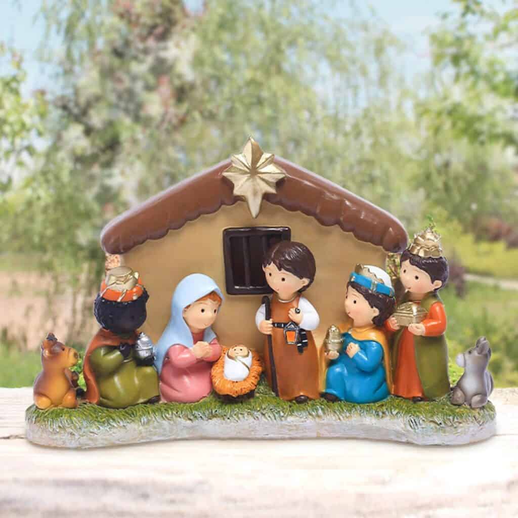 Crèche de Noël africaine