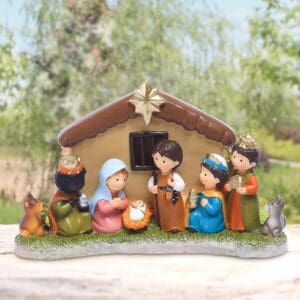 Crèche de Noël africaine