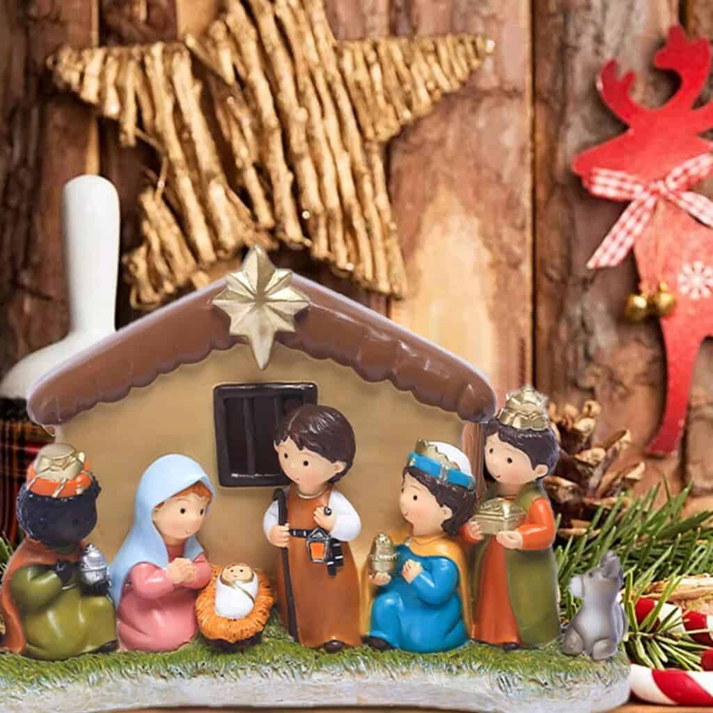 Crèche de Noël africaine