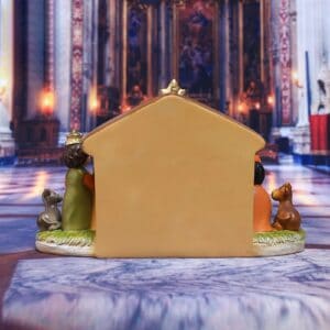Crèche de Noël africaine