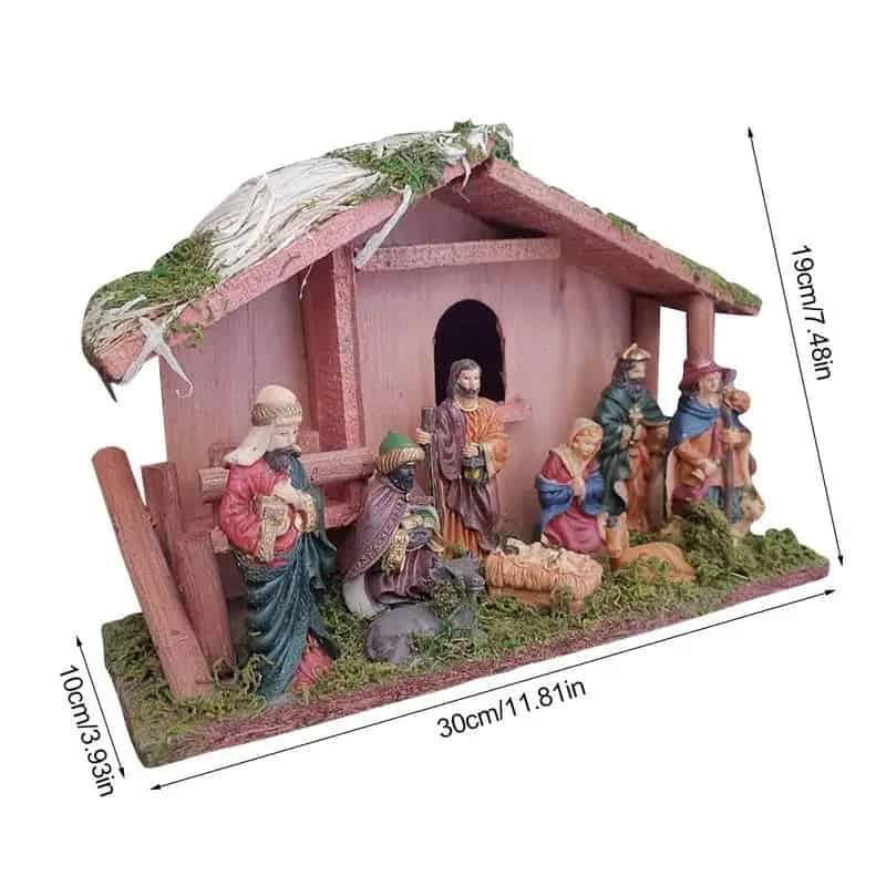Crèche de Noël ancienne
