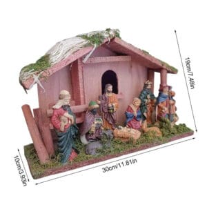 Crèche de Noël ancienne