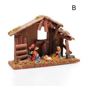 Crèche de Noël catholique