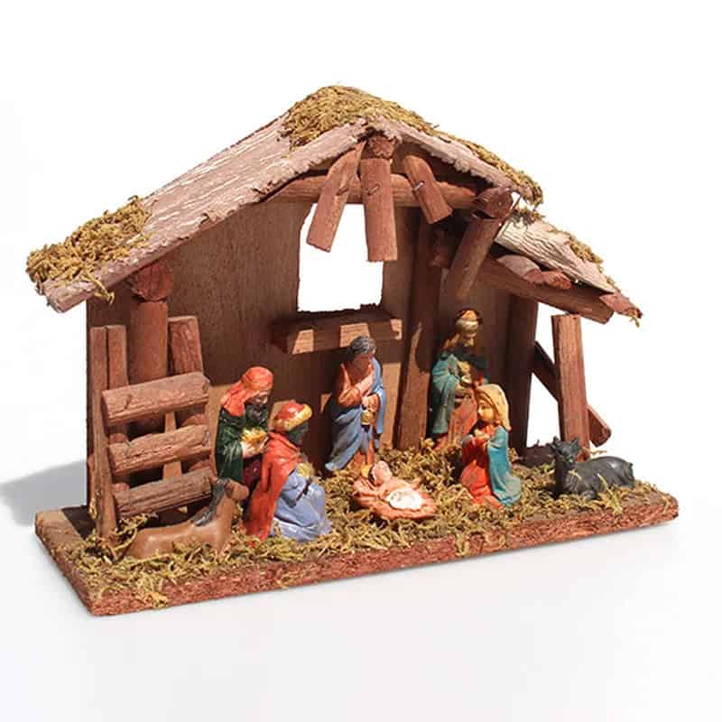 Crèche de Noël catholique