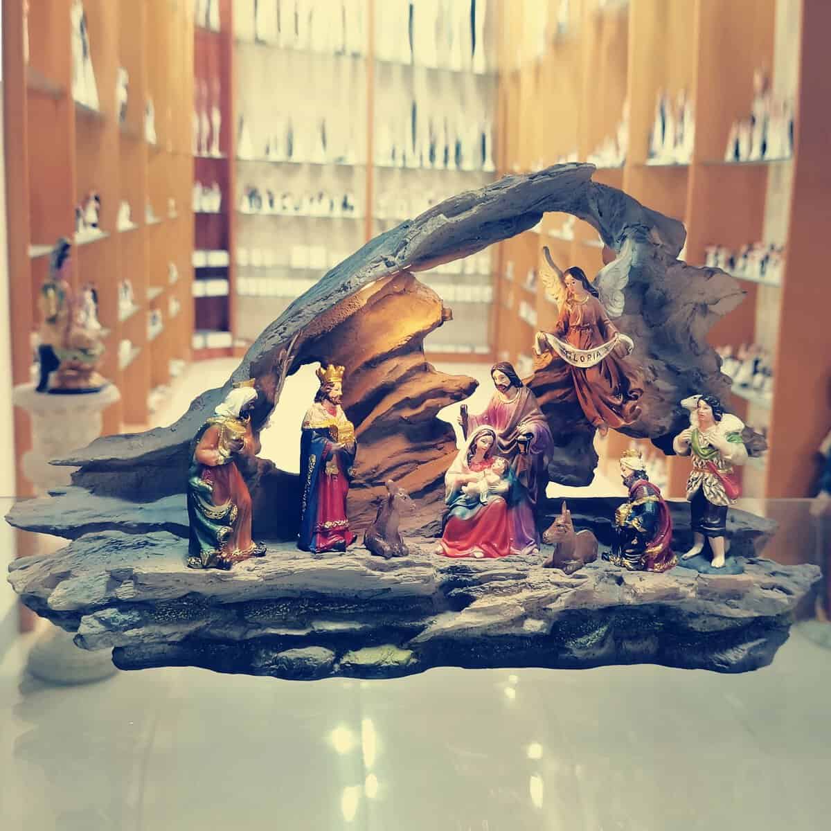 Crèche de Noël de luxe
