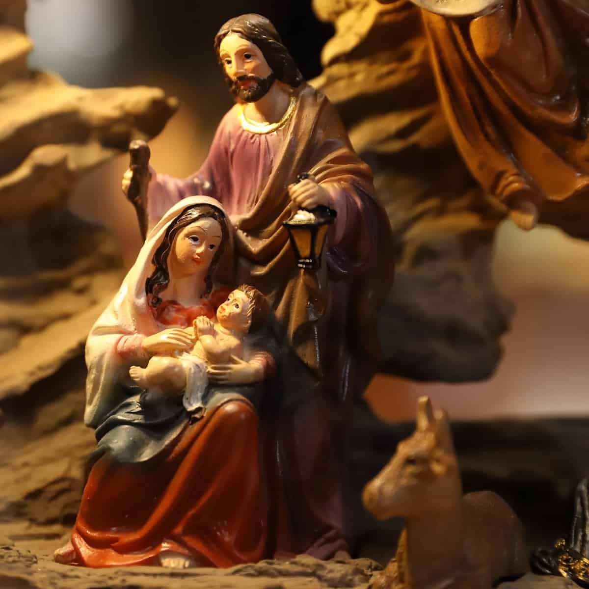 Crèche de Noël de luxe