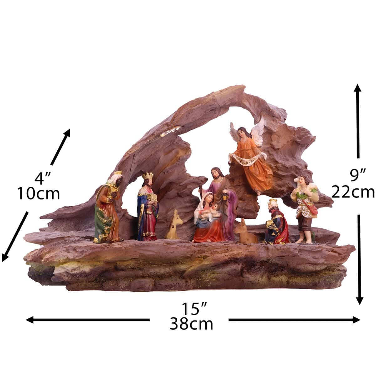 Crèche de Noël de luxe