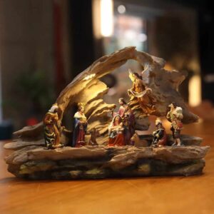 Crèche de Noël de luxe