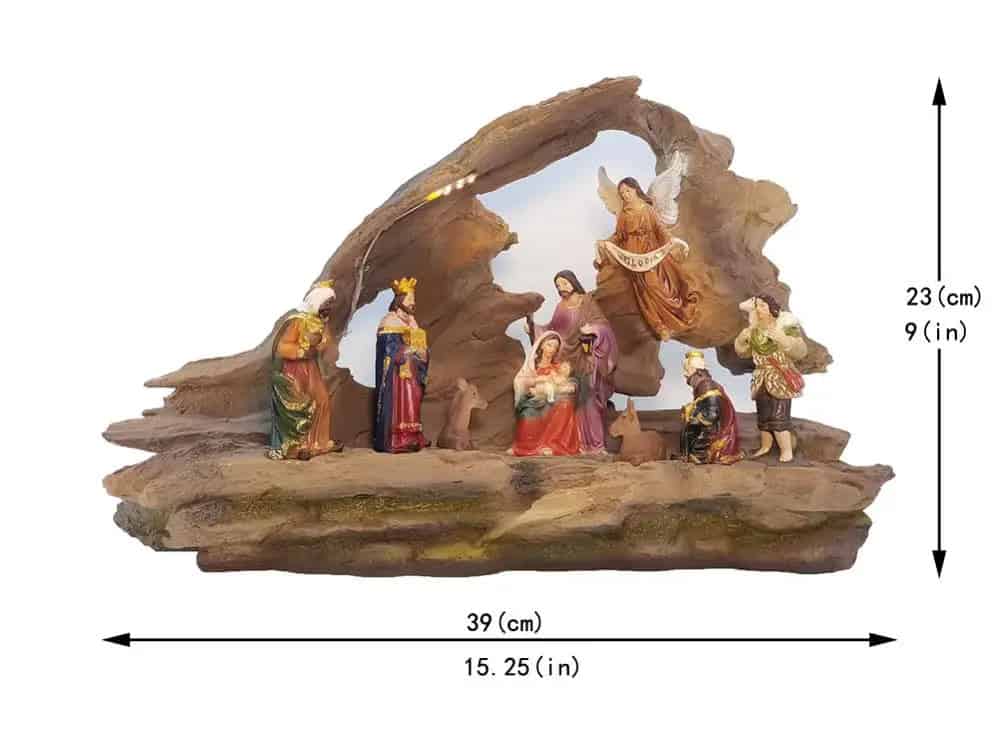 Crèche de Noël de luxe