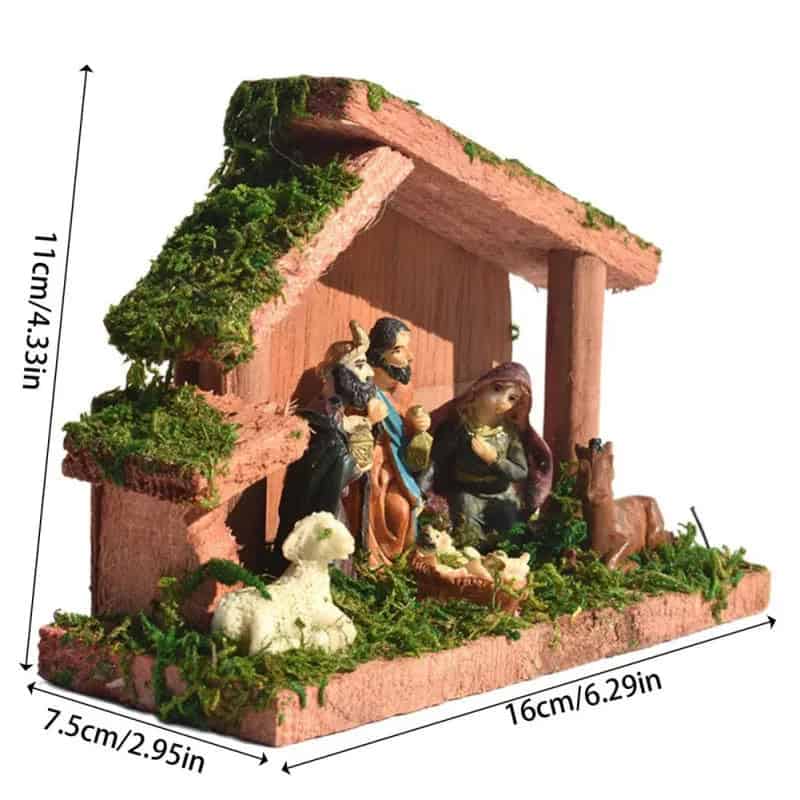 Crèche de Noël de particulier