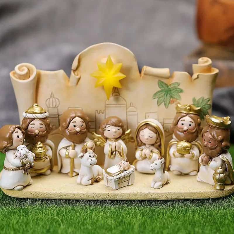 Crèche de Noël enfant