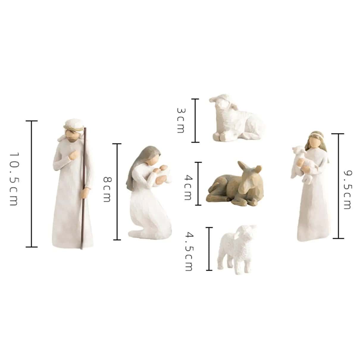 Crèche de Noël personnage