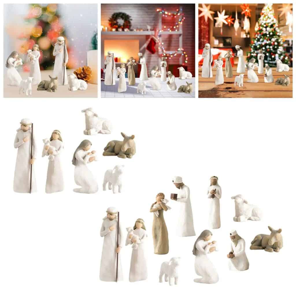 Crèche de Noël personnage