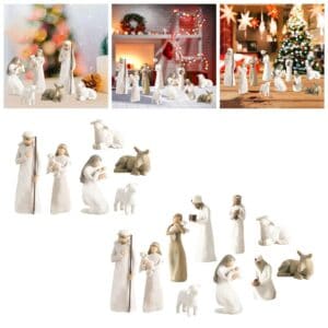 Crèche de Noël personnage