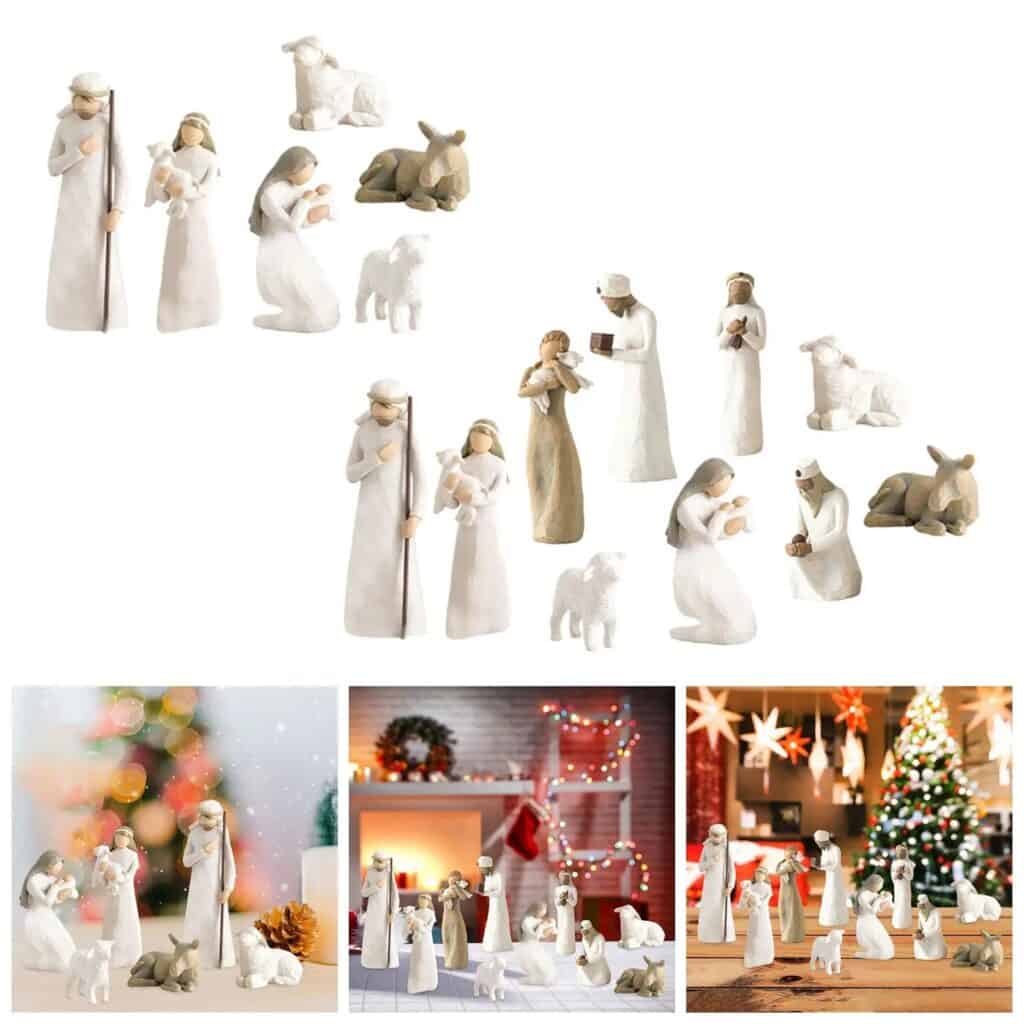 Crèche de Noël personnage
