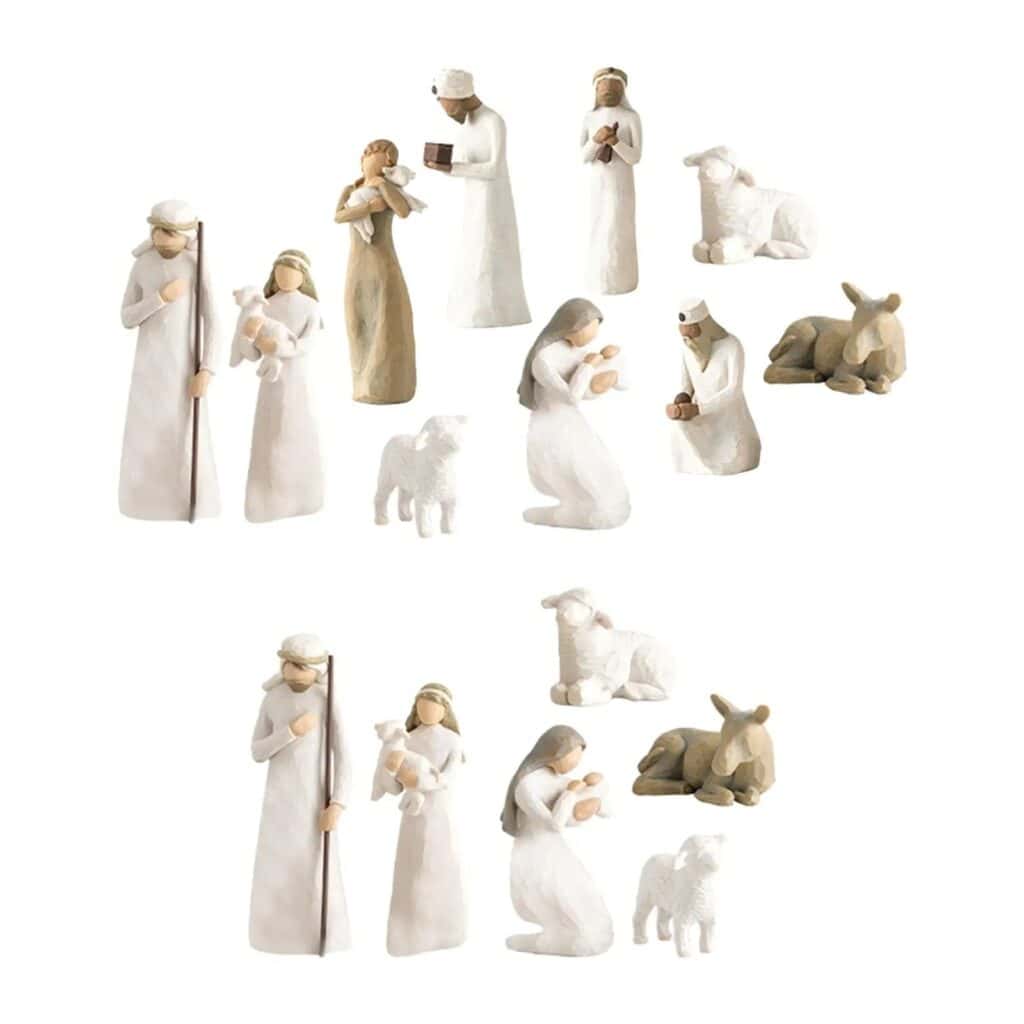 Crèche de Noël personnage