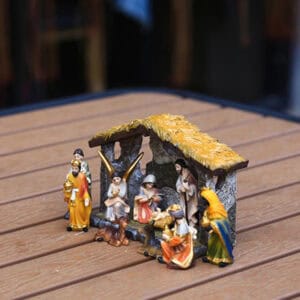 Crèche de Noël provencale