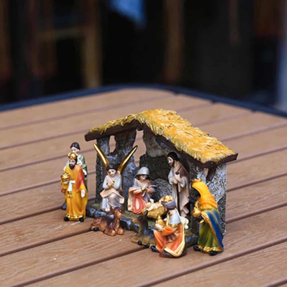 Crèche de Noël provencale