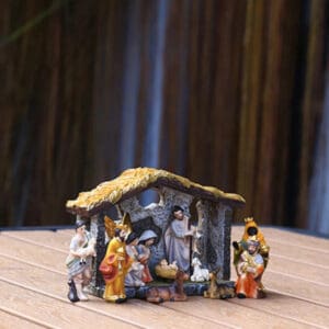 Crèche de Noël provencale