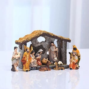 Crèche de Noël provencale