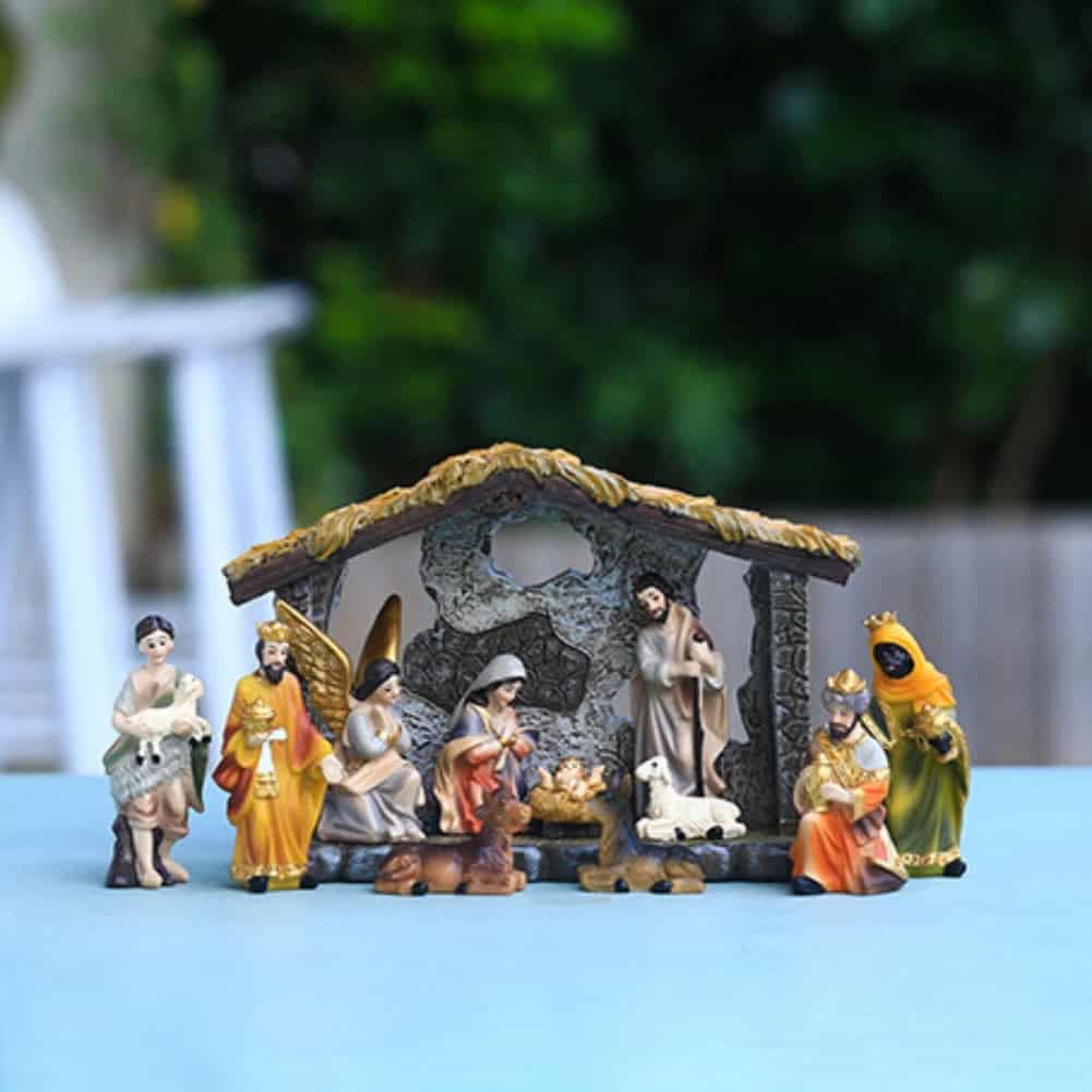Crèche de Noël provencale