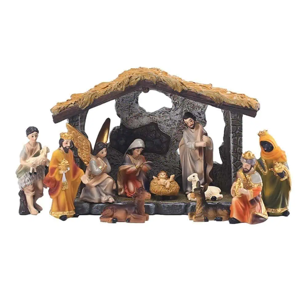 Crèche de Noël provencale