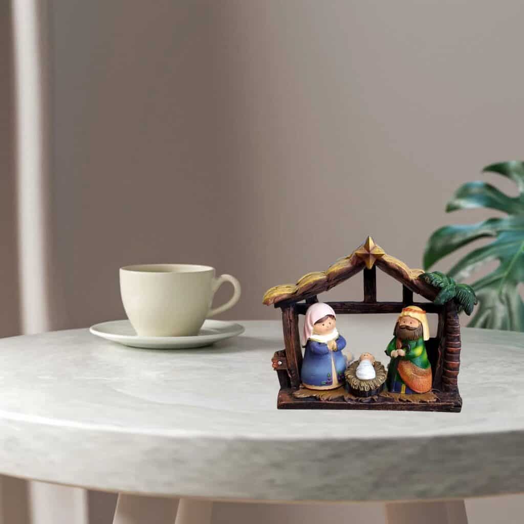 Crèche de Noël santons