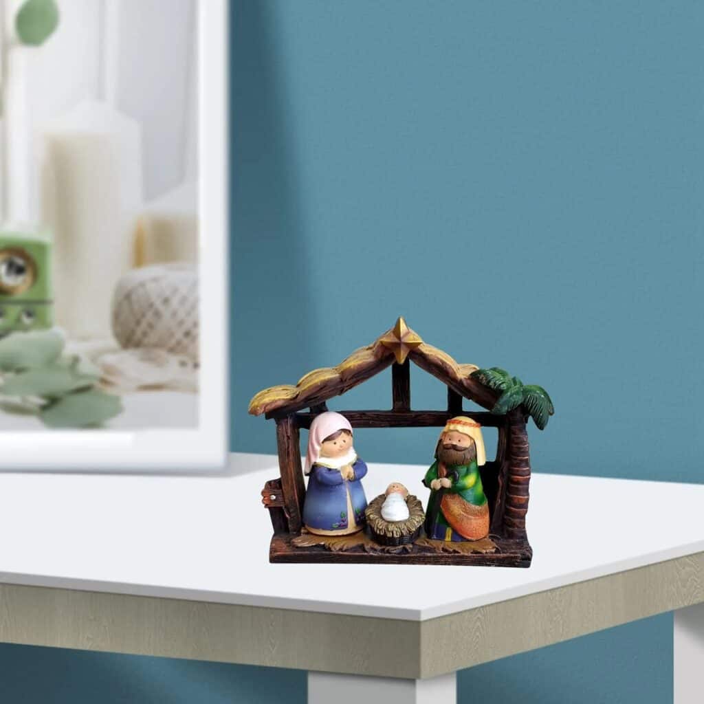 Crèche de Noël santons