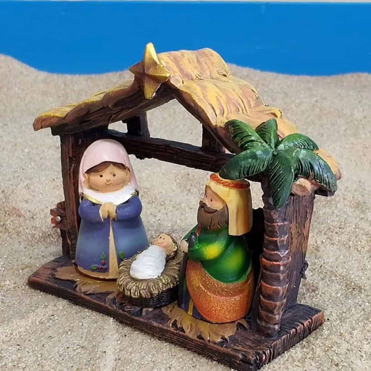 Crèche de Noël santons