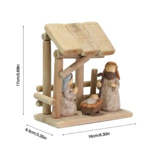 Crèche de Noël scandinave