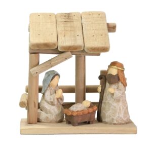 Crèche de Noël scandinave