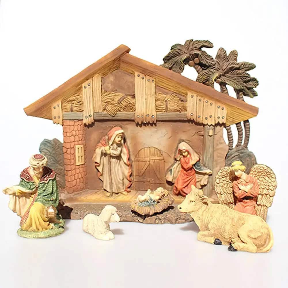 Crèche de Noël simple