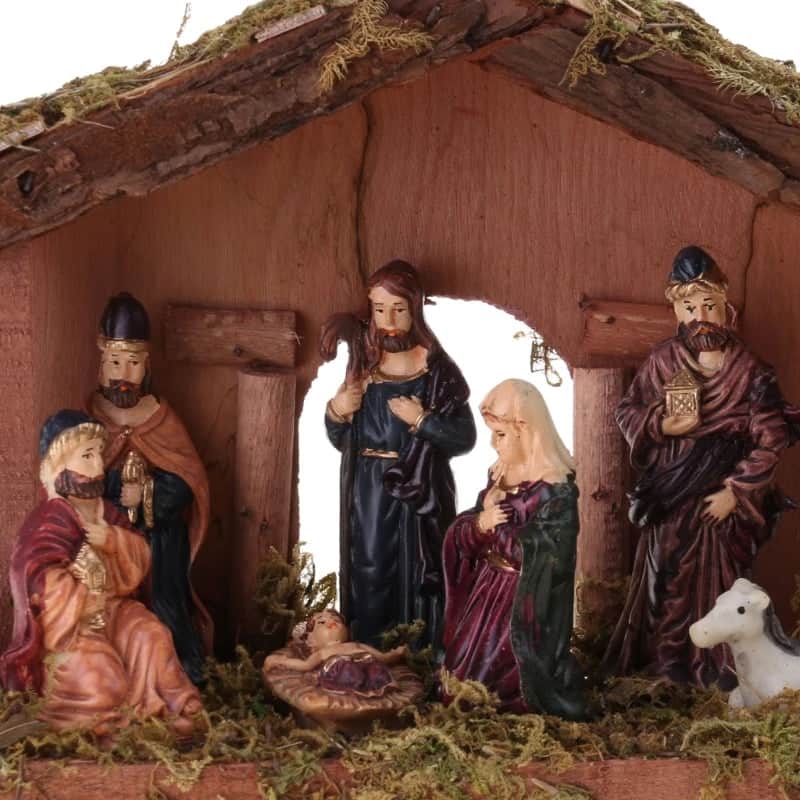 Crèche de Noël vintage