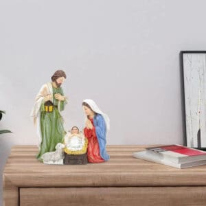 Sainte famille de nazareth statuette